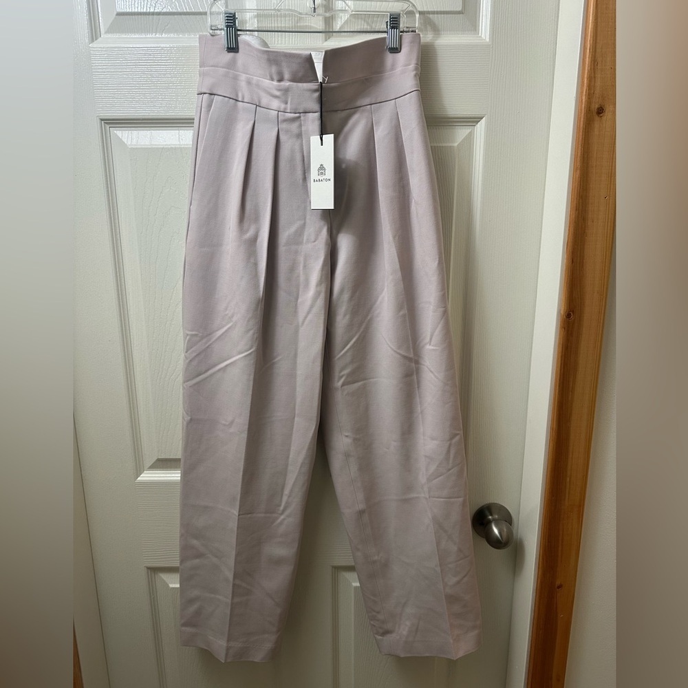 Babaton Ladies Lined Wool Pants Size 2 Dusty Rose